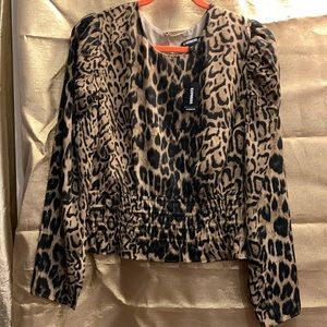 Express Animal Print Blouse